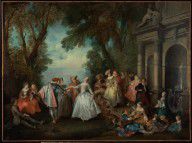 Nicolas Lancret (French Dance before a Fountain 