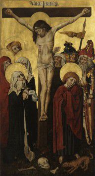 Meester van de Strauss-Madonna - The crucifixion D