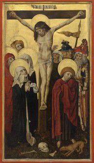 Meester van de Strauss-Madonna - The crucifixion