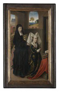 Petrus Christus - Isabella of Portugal and saint Elisabeth