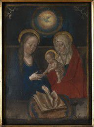 Anonymous - The virgin and child with Saint Anne
