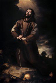 Bartolome Esteban Murillo - Saint Francis of Assisi at prayer