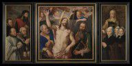 Michiel Coxie - Triptiek met de triomf van Christus en de schenkersfamilie