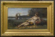 Jean-Baptiste-Camille Corot Young Women of Sparta (Jeunes filles de Sparte) 