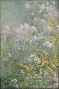 John Henry Twachtman Meadow Flowers (Golden Rod and Wild Aster) 