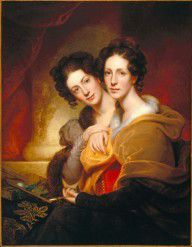Rembrandt Peale The Sisters (Eleanor and Rosalba Peale) 