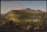 Thomas Cole A View of the Two Lakes and Mountain House, Catskill Mountains, Morning 