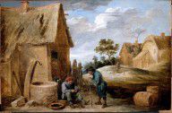 Teniers,Davidtheyounger-APeasanteatingMussels 