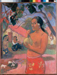 Gauguin, Paul - Woman Holding a Fruit (Eu haere ia oe)