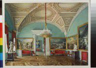 Hau, Edward Petrovich - Interiors of the Winter Palace. The Second  Room of the War Gallery - OR-