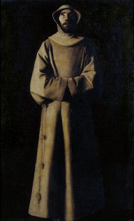 Francisco de Zurbarán Saint Francis of Assisi according to Pope Nicholas V's Vision 