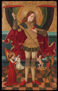 Juan de la Abadía2C 'The Elder' Saint Michael Weighing Souls 