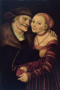 Lucas Cranach2C 'The Elder' The ill-matched couple 