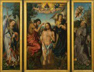 Master of Frankfurt Triptych of the Baptism of Christ 