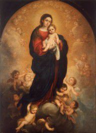 Bartolomé Esteban Murillo Virgin and Child in Glory 