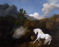 George Stubbs Horse Frightened by a Lion 
