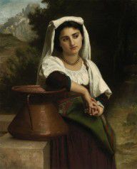 Adolphe William Bouguereau - Italian Woman at the Fountain, 1869