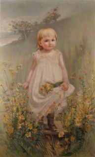 Amanda Petronella Austin - The Artist's Niece, Miss Mary Christine Austin, ca. 1887-1888