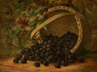 August Laux - Blackberries, ca. 1880