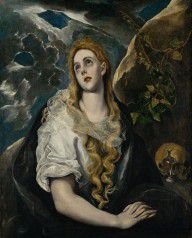 Domenikos Theotokopoulos (El Greco) - The Penitent Magdalene, ca. 1580-1585