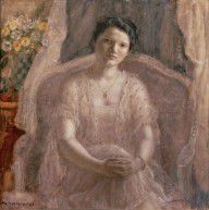 Frederick Carl Frieseke - Portrait of a Lady, ca. 1927
