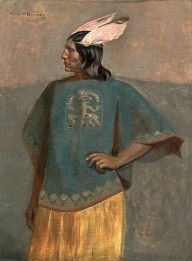 George de Forest Brush - Standing Inca, ca. 1887