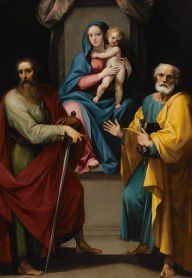 Giuseppe Cesari, (Il Cavaliere d'Arpino) - Madonna and Child with Saints Peter and Paul, 1608-160