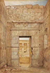 Henry Roderick Newman - Room of Tiberius, Temple of Isis, Philae, ca. 1894