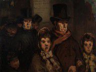 Honore Daumier - Exit from the Theatre, 19th century
