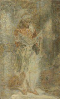 Isabel Bishop - Girl with a Newspaper, 1946