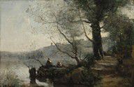 Jean-Baptiste-Camille Corot - View of Lake Garda, ca. 1865-1870