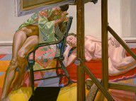 Philip Pearlstein - Two Models from the Other Side of the Easel, 1984