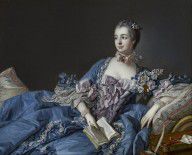 Attributed to Francois Boucher Madame de Pompadour (Jeanne-Antoinette Poisson