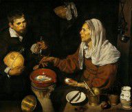 Diego Velazquez An Old Woman Cooking Eggs 