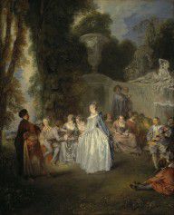 Jean-Antoine Watteau Fêtes Venitiennes 