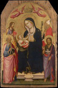 Agnolo Gaddi Madonna and Child with St John the Evangelist 