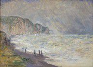 Claude Monet Heavy Sea at Pourville 