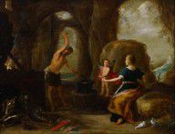 David Teniers the Elder Venus Visiting Vulcan’s Forge 
