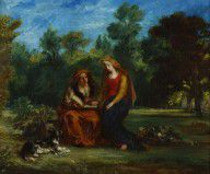 Eugène Delacroix The Education of the Virgin 