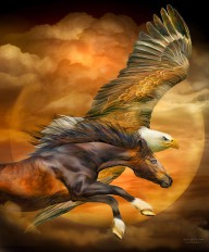 16211032 eagle-and-horse-spirits-of-the-wind-carol-cavalaris
