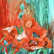 18724361 poppies-love-in-bloom-carol-cavalaris