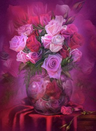 19043726 roses-in-rose-vase-carol-cavalaris