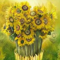 21773279 sunflower-bouquet-carol-cavalaris