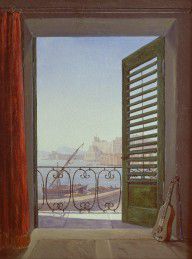 Carl Gustav Carus - Balkon in Neapel