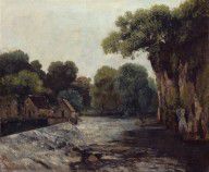 Gustave Courbet - L'ecluse de la Loue