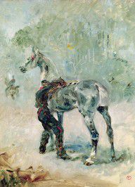 13375545_Artilleryman_Saddling_His_Horse,_1879_