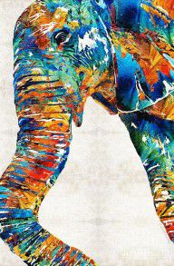 13537552_Colorful_Elephant_Art_By_Sharon_Cummings