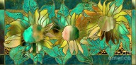 18365432_Stained_Glass_Sunflowers