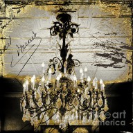20087358_Crystal_Chandelier_Gold_And_Silver