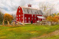 13314150_Red_Barn_In_Woodstock_Vermont-_Red_Barn_Art